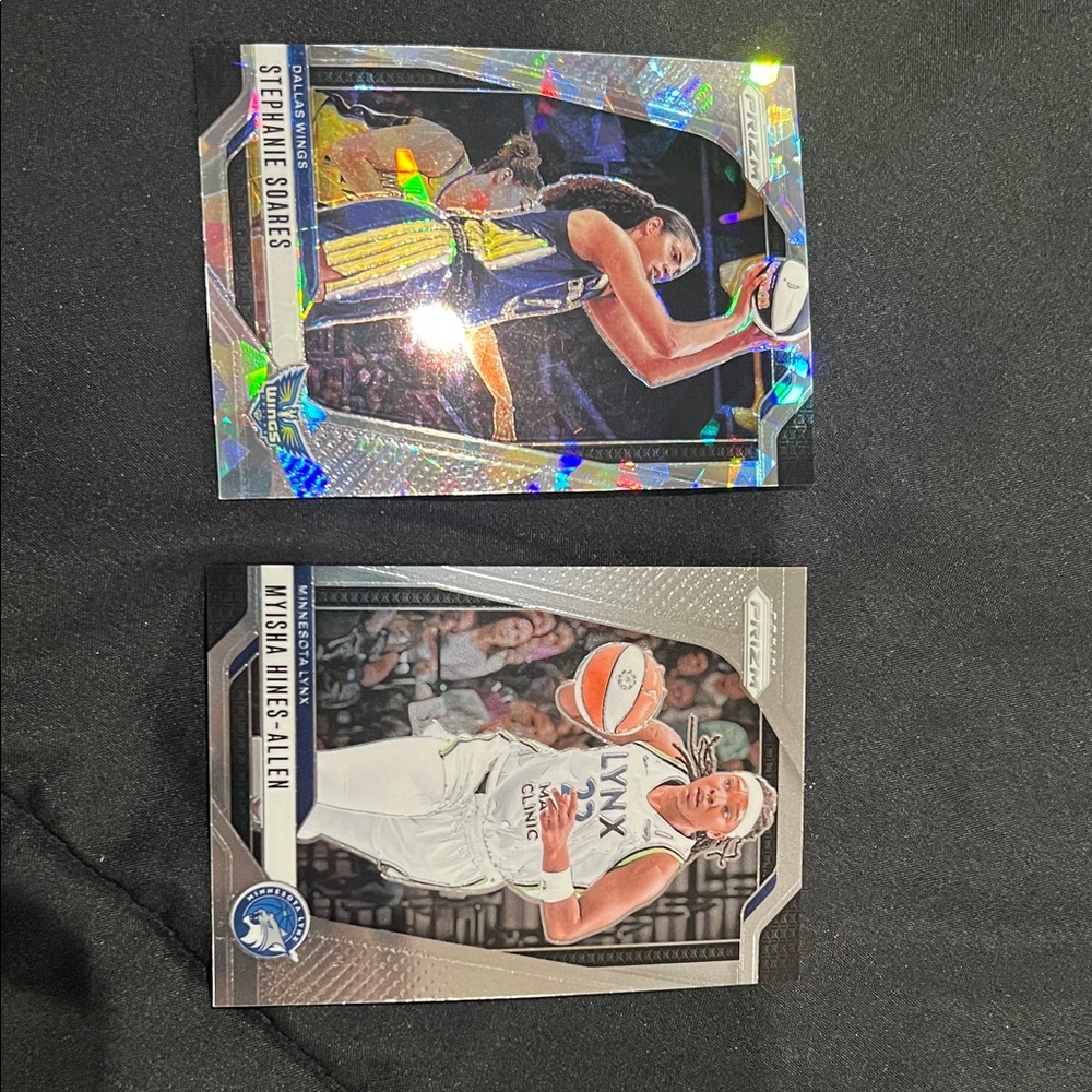 WNBA Trading Cards with Holographic Design